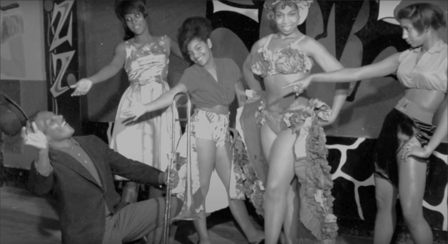 A floorshow at the Harlem Nocturne nightclub on Hastings Street, Vancouver's only Black-owned club when it opened in 1957