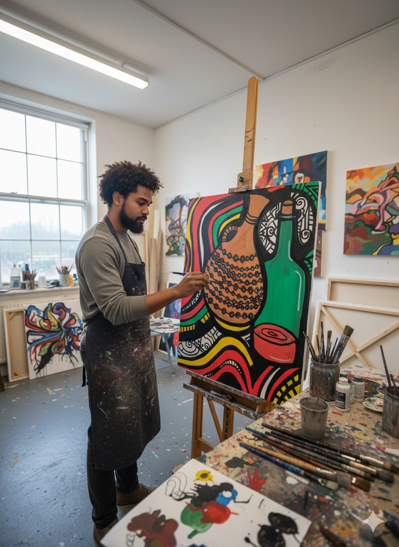 Chidi artwork detail