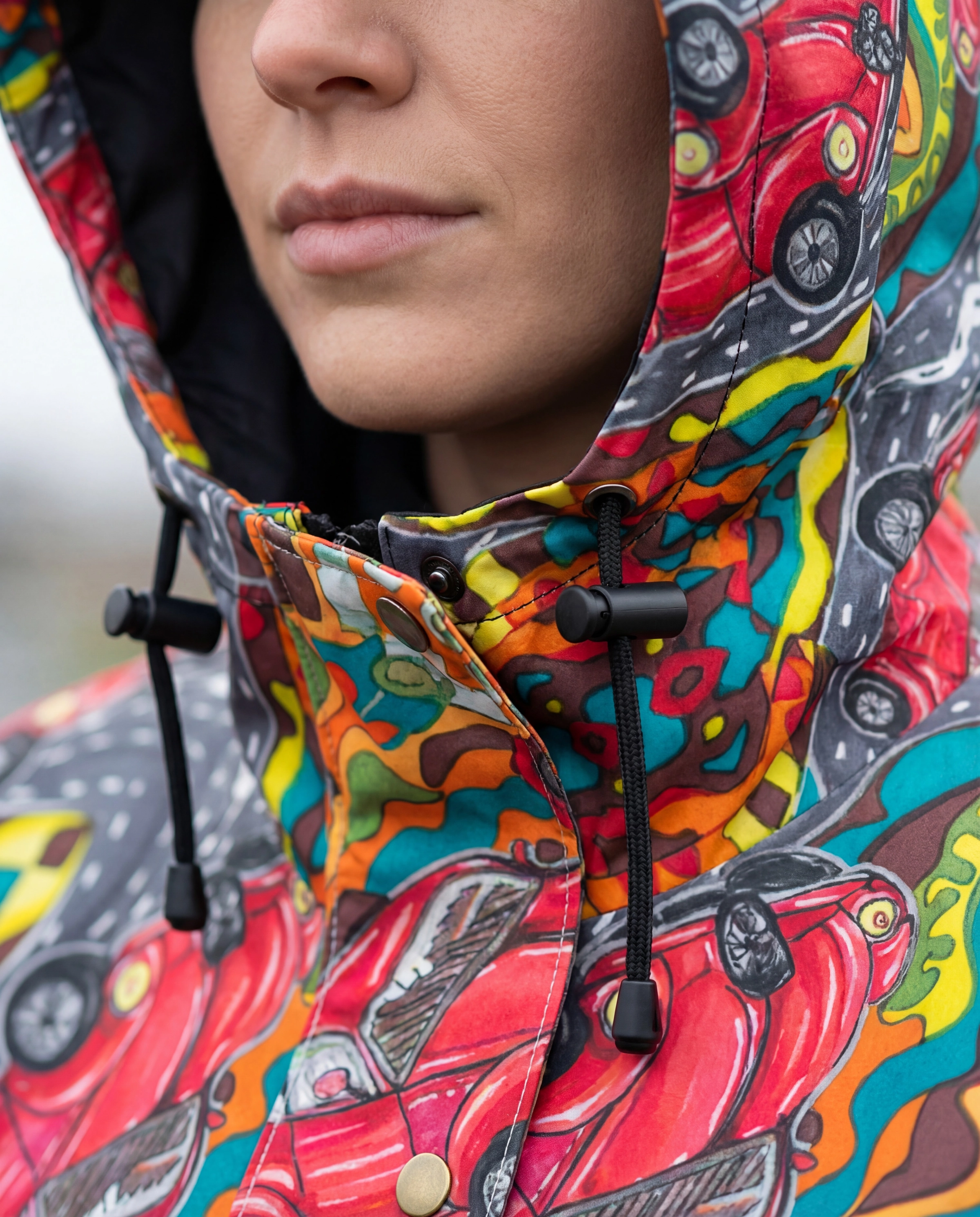 Transport hood detail