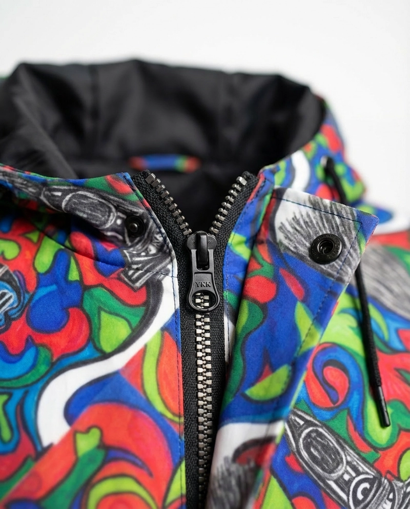 Sanitation zipper detail