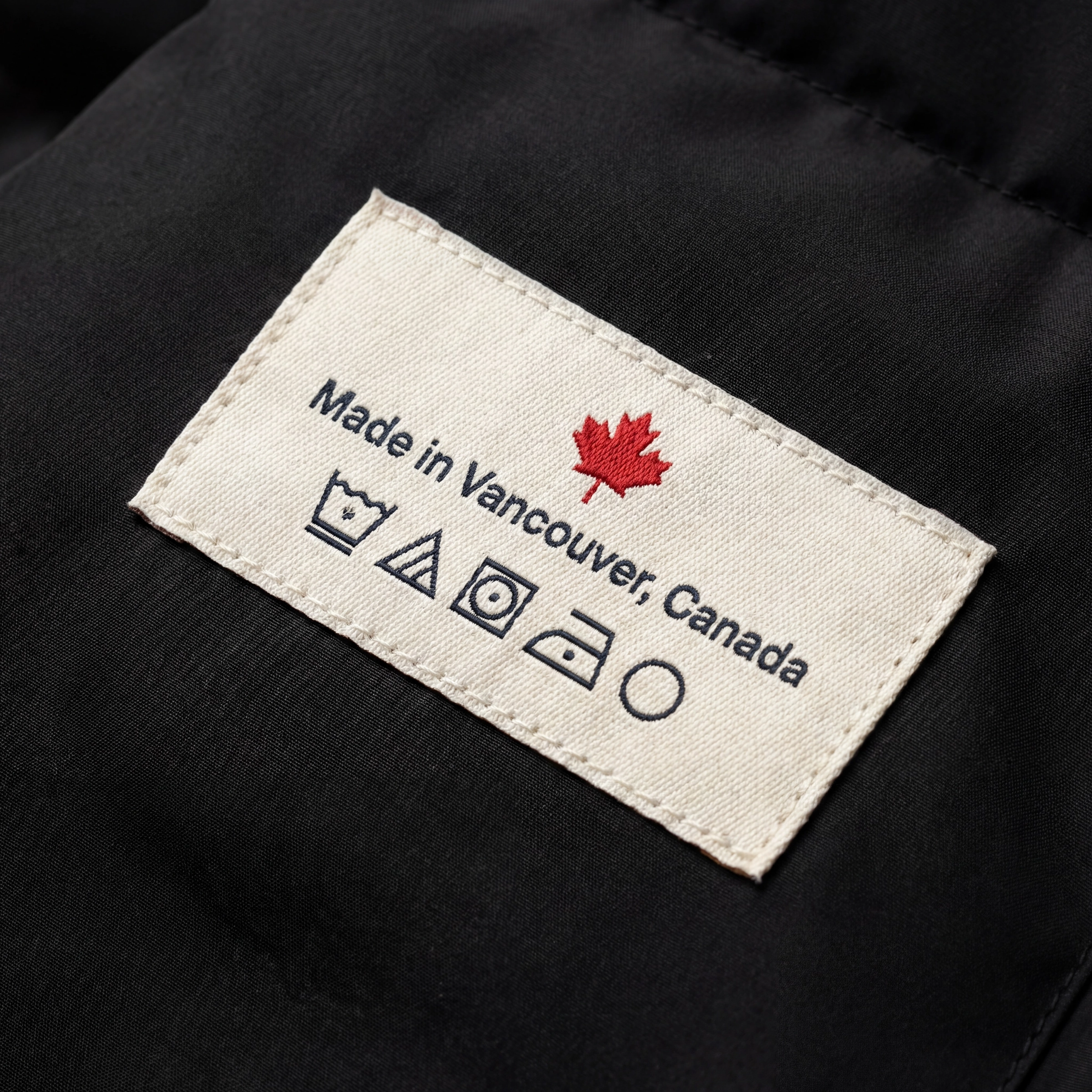 Made in Vancouver label